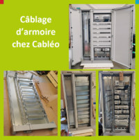 câblage d'armoire électrique supermarché caen